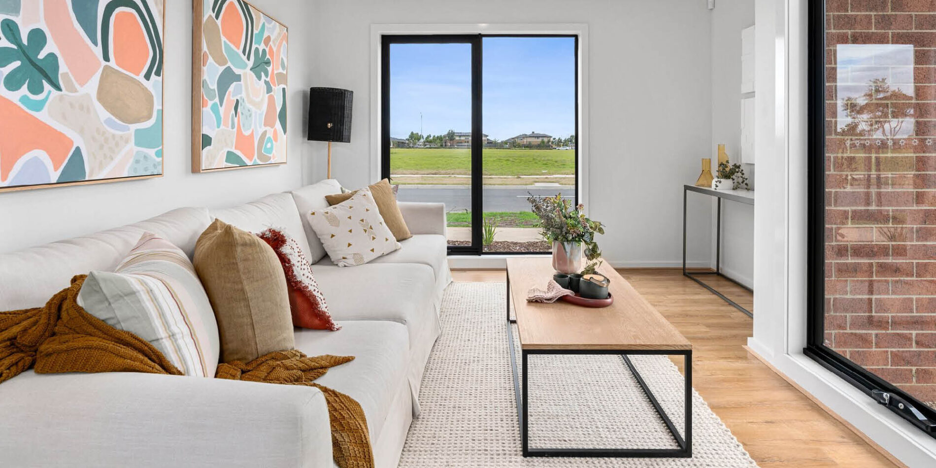 Oakland Townhouse living room photo